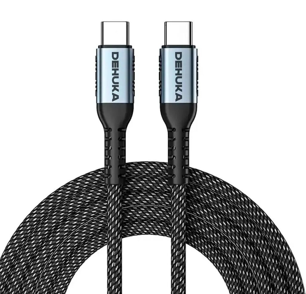 Cable De Carga Rápida Usb C A Usb C Mallado