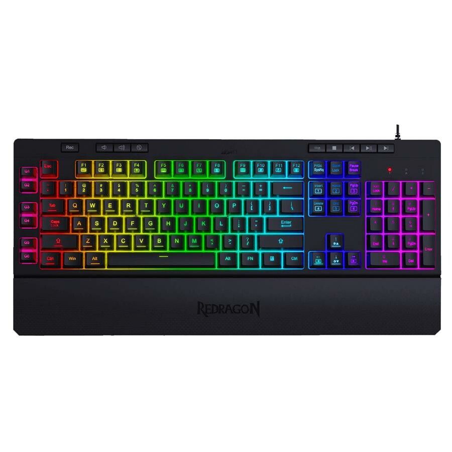 Teclado Gamer Redragon Shiva K512 Rgb Negro Español
