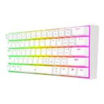 Teclado Redragon Dragonborn White Red Switch K630W-RGB-SP