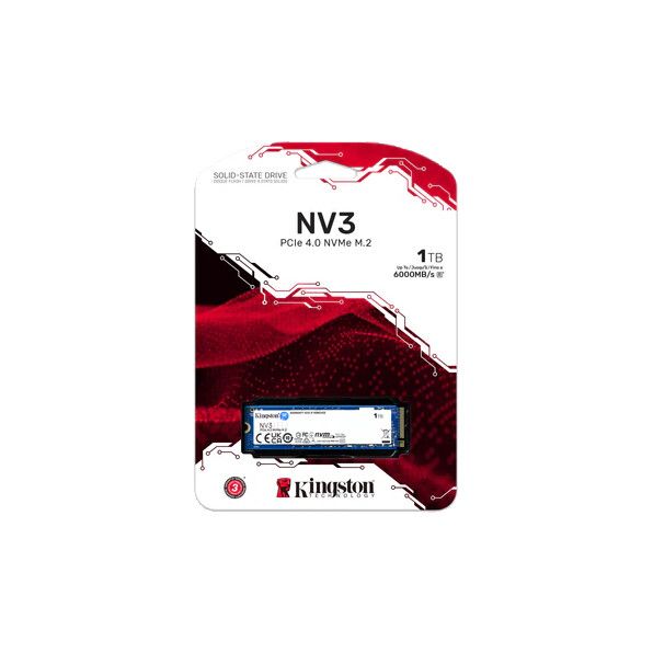 SSD M.2 NVME 1TB G4 KINGSTON NV3 4.0 6000Mb/s