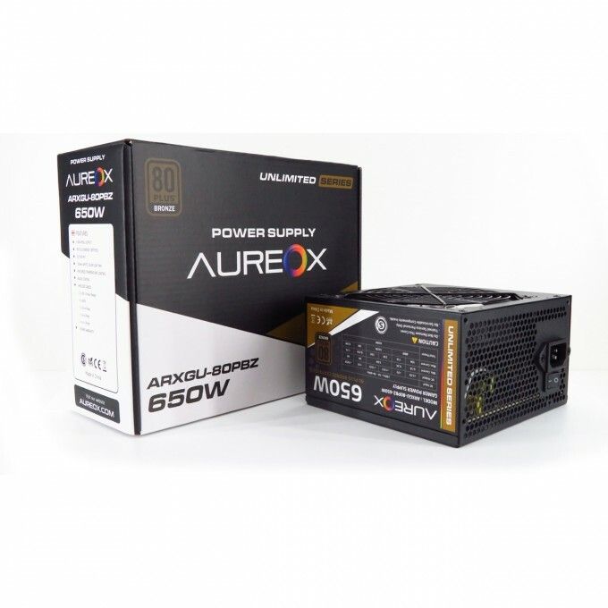 Fuente Aureox 650W 80+Bronze Outlet (Usada sin caja)