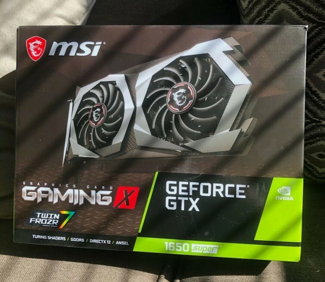 GeForce MSI GTX 1650 Super Gaming X 4GB (Usada full box) GeForce MSI GTX 1650 Super Gaming X 4GB (Usada full box)