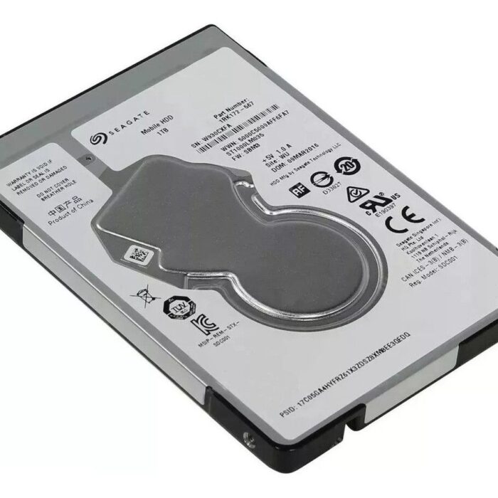 Disco HDD Seagate 1TB para notebook (Usado sin caja)