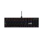 Teclado Raptor Fireclaw M104 Mecanico Retroiluminado Switch Red Outemu