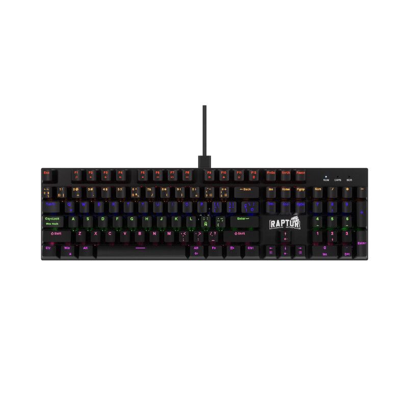 Teclado Raptor Fireclaw M104 Mecanico Retroiluminado Switch Red Outemu Teclado Raptor Fireclaw M104 Mecanico Retroiluminado Switch Red Outemu